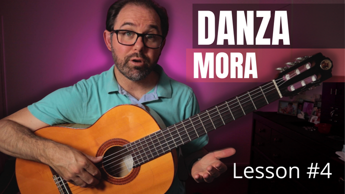 How to Play "Danza Mora" (Lesson #4) for the Flamenco Guitar | Sliding Ocataves