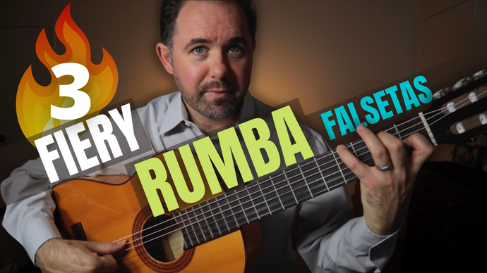 Three FIERY Rumba Falsetas for the Flamenco Guitar