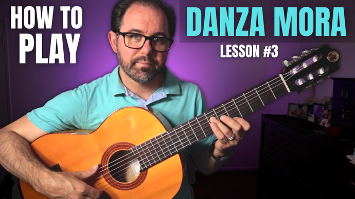 How to Play "Danza Mora" (Lesson #3) for the Flamenco Guitar | Octaves & Fingerstyle Bass Notes