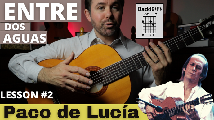 How to Play "Entre Dos Aguas," by Paco de Lucía, for the Flamenco Guitar (Lesson #2)