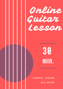 30 min. Skype Flamenco Guitar Lesson